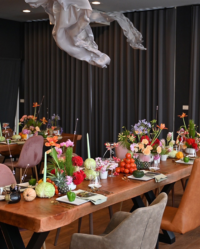 อาหารไทย Set menu ในรูปแบบ Vegetarian งาน Chef Table 