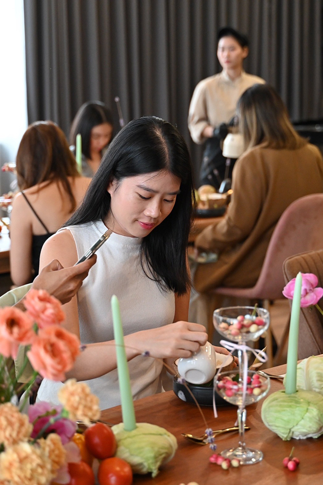 อาหารไทย Set menu ในรูปแบบ Vegetarian งาน Chef Table 