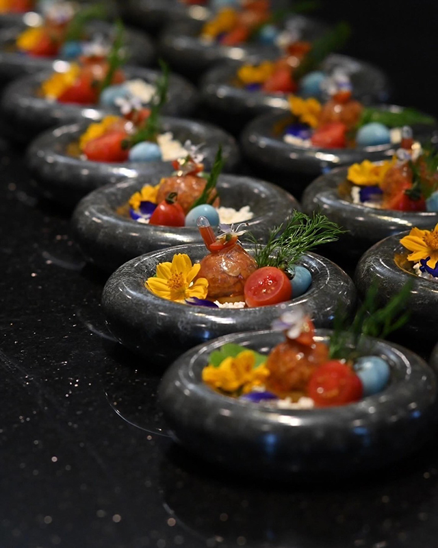 อาหารไทย Set menu ในรูปแบบ Vegetarian งาน Chef Table 