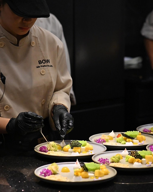 อาหารไทย Set menu ในรูปแบบ Vegetarian งาน Chef Table 