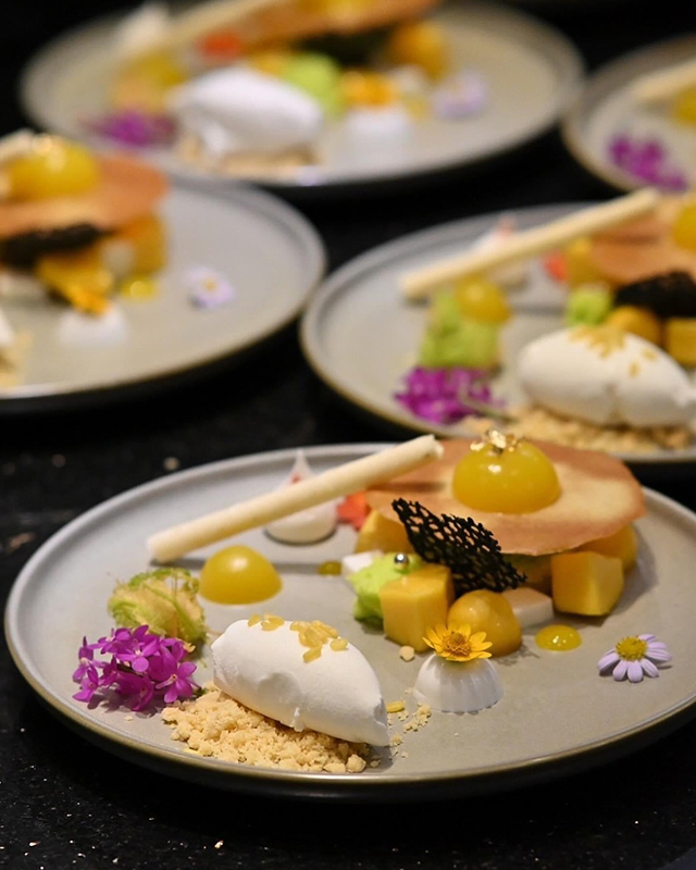 อาหารไทย Set menu ในรูปแบบ Vegetarian งาน Chef Table 